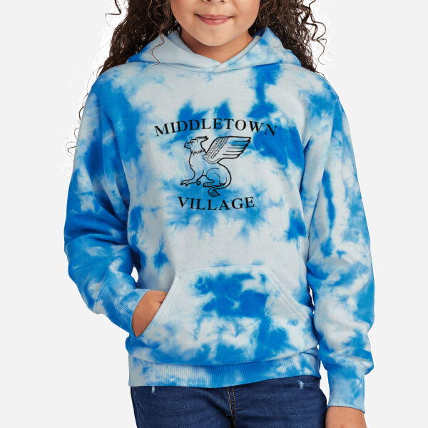 Youth Crystal Tie Dye Pullover Hoodie Thumbnail